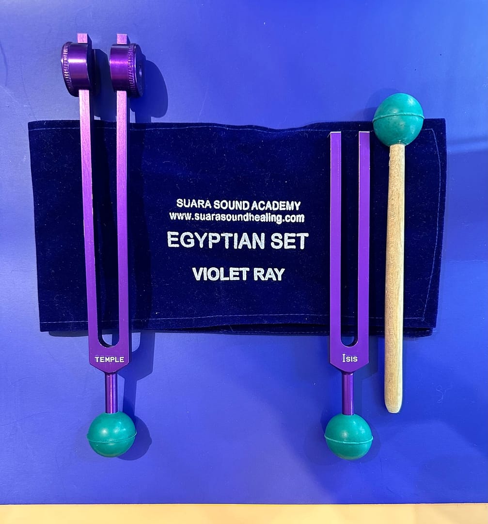 Egyptian set of tuning forks - Temple and Isis